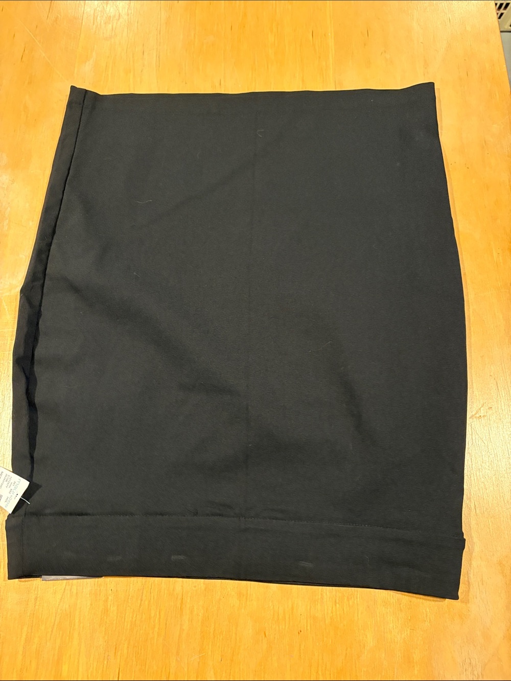 Maurices~ Jet Black High Waisted Pencil Mini Skirt